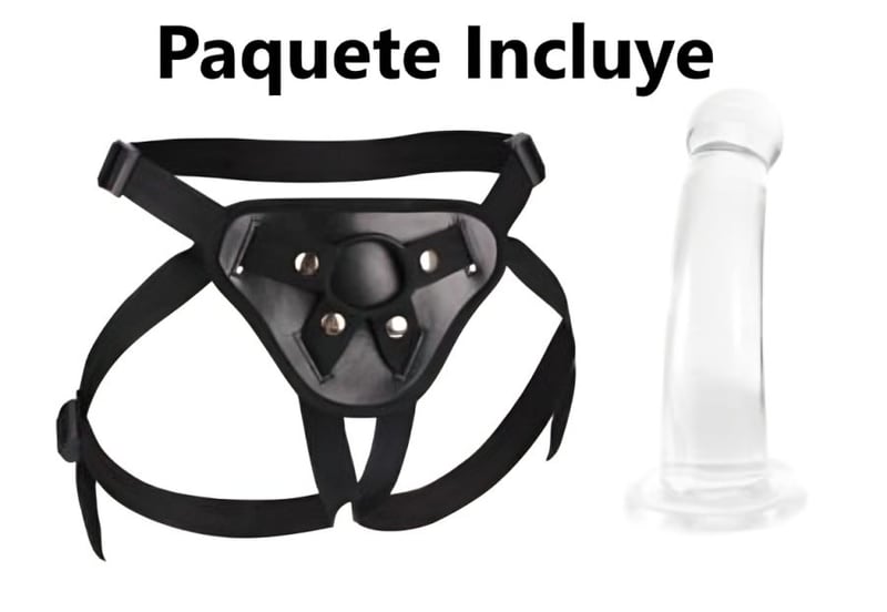 Crystal Strap Set – Arnés Ajustable con Dildo.