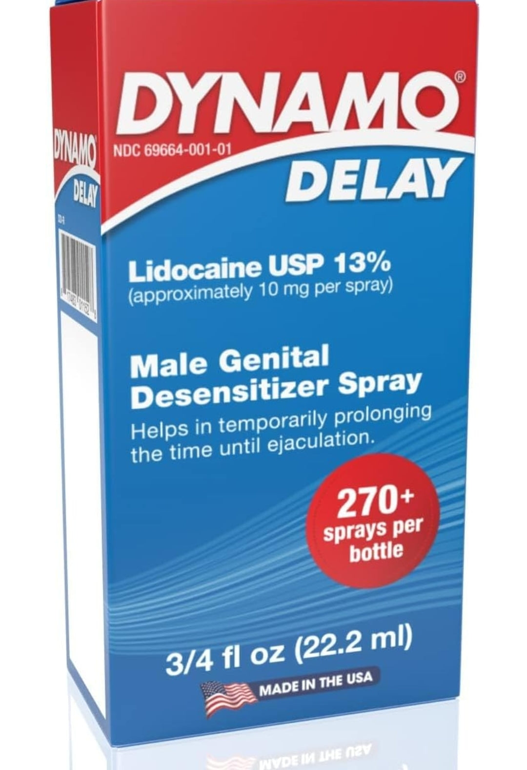 Retardante Masculino con Lidocaína.