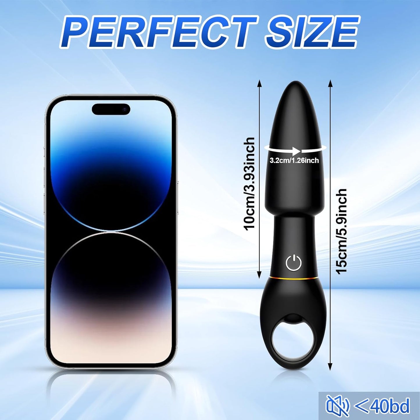 butt anal vibrador resistente al agua y recargable