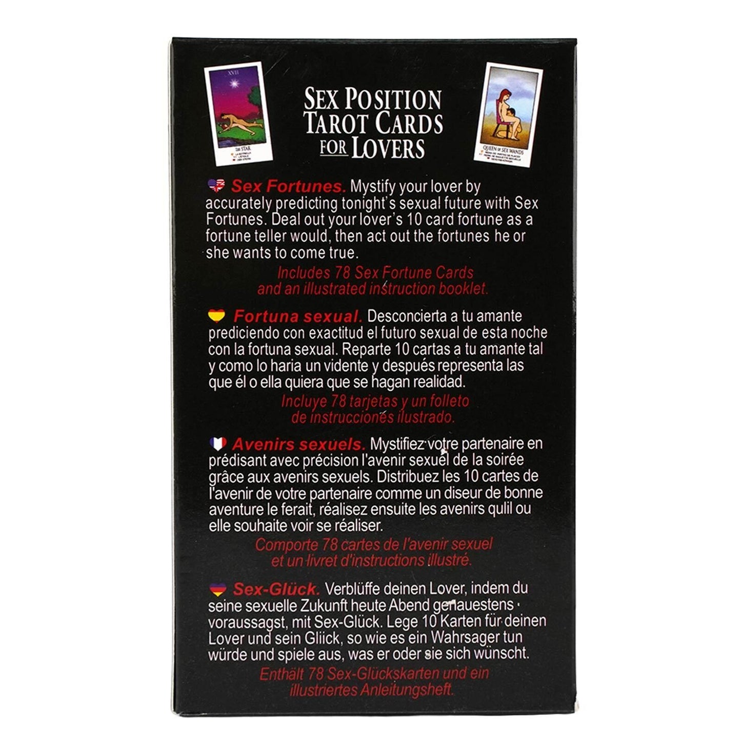 Cartas del Tarot Sexual - La Jugueteria Erotika