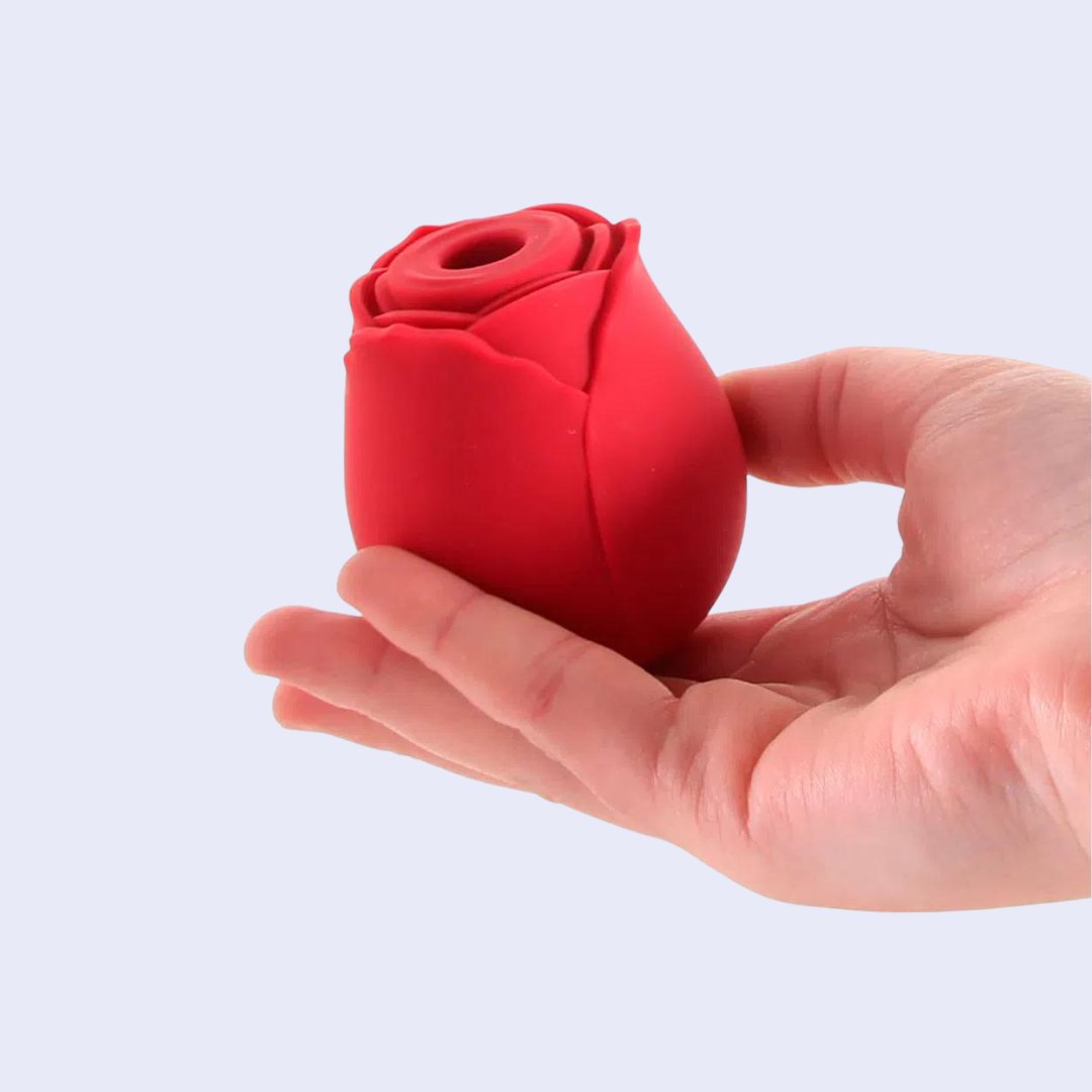 Succionador de Clítoris en Forma de Rosa Recargable
