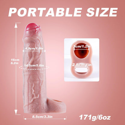 Funda Extensora Realista para Hombre – Aumenta Tamaño, Grosor y Rendimiento