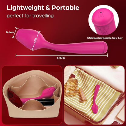 Rosa Lúmina™ – Vibrador Iluminado Multifunción