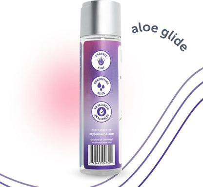 Lubricante plusOne® Aloe Glide | Hidratación íntima con aloe orgánico