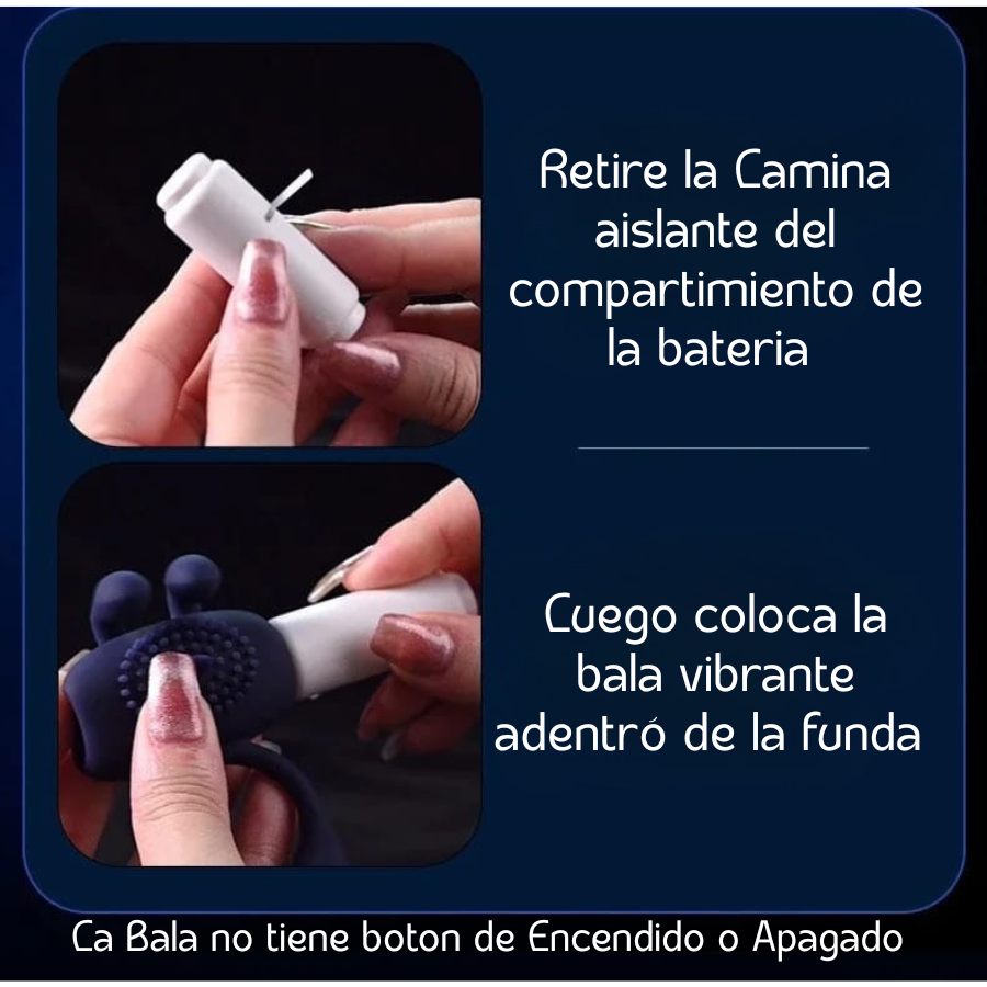 Juguete íntimo masculino con vibración continua, perfecto para parejas que buscan mayor placer en las penetraciones.