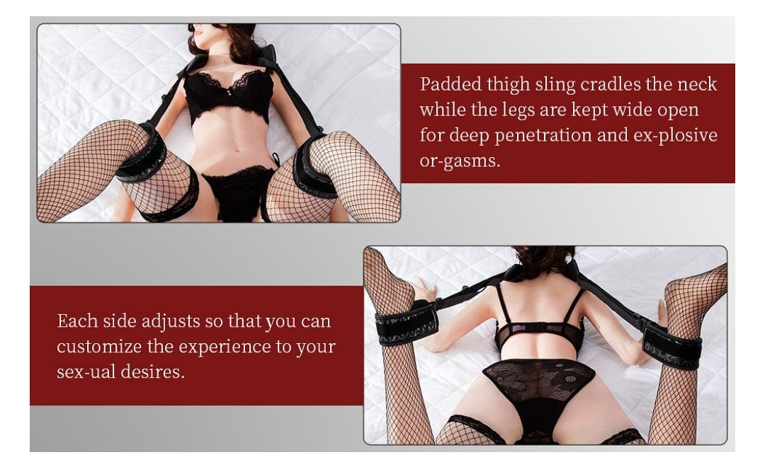 Columpio Sexual Heavy Duty con Charol Brillante.