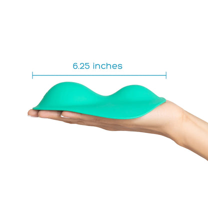 Cojín vibrador plusOne 2 en 1 con picos dobles para estimulación dirigida