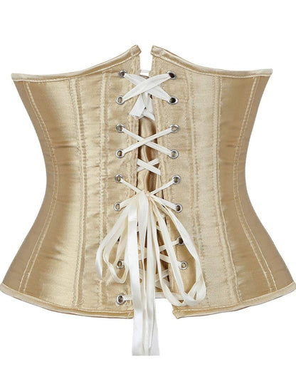 Atrévete a romper las reglas con este corset abierto sin copa, que deja el busto al descubierto y celebra tu poder sensual.