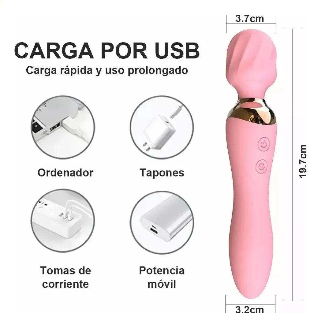 Vibrador Curvo Punto G Recargable | Estimulación Inteligente y Diseño Discreto