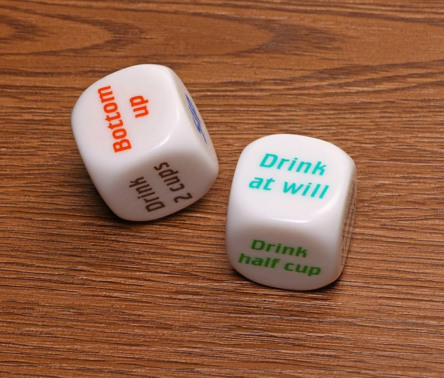 Hot Dice – Dados Eróticos y de Bebidas para Noches Inolvidables - La Jugueteria Erotika