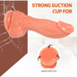 "Mega Realista 20cm – Dildo con Testículos - La Jugueteria Erotika