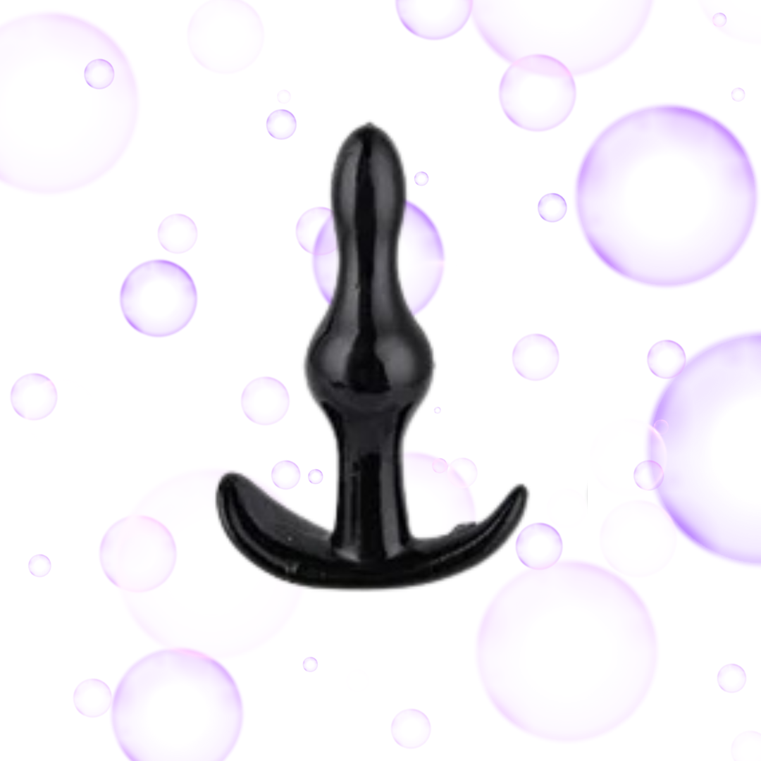 Plug Anal de Silicona con Mango