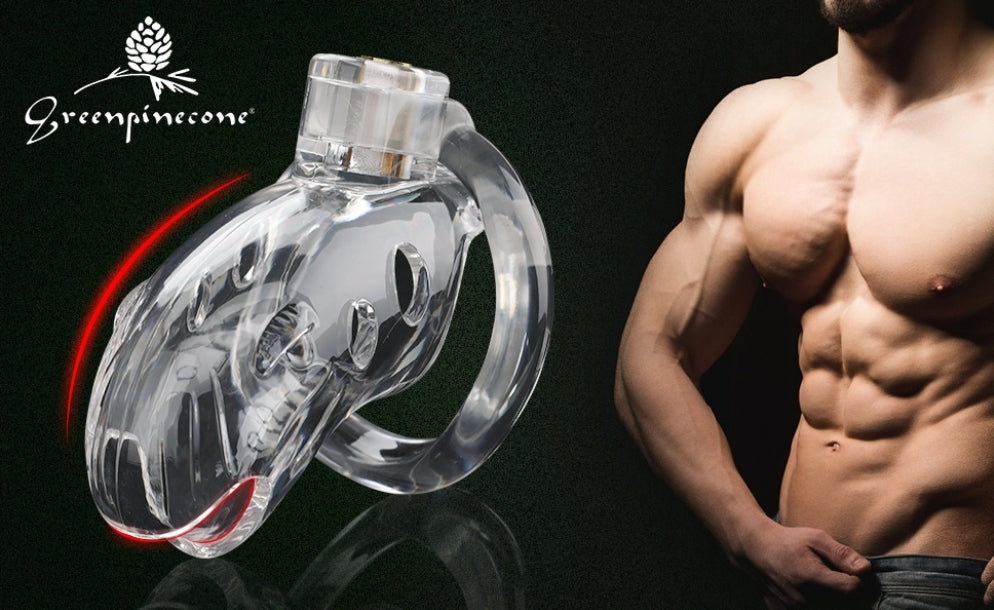 Elige sumisión visible y placer controlado con esta jaula de castidad para hombres ideal para BDSM.