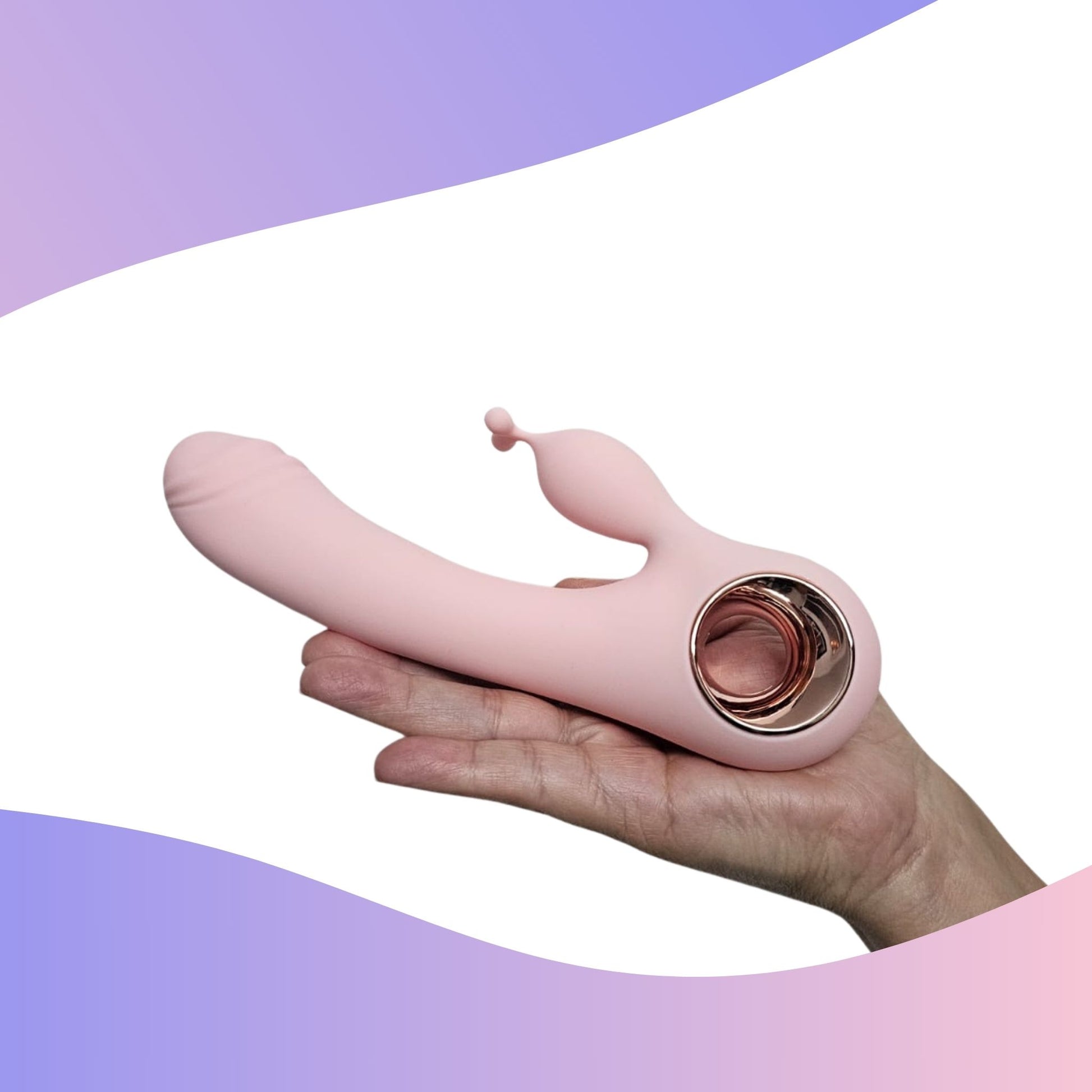 Bunny Dual con diseño ergonómico de silicona suave