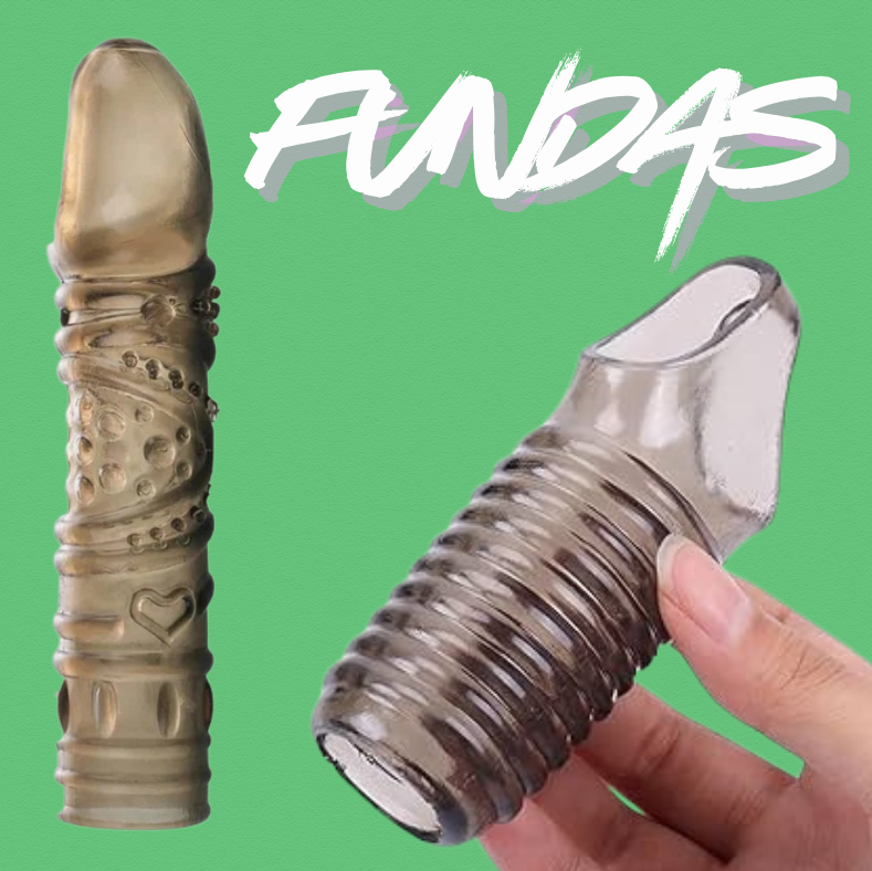 Set de Fundas Texturizadas con Anillo – Extensión y Estimulación |