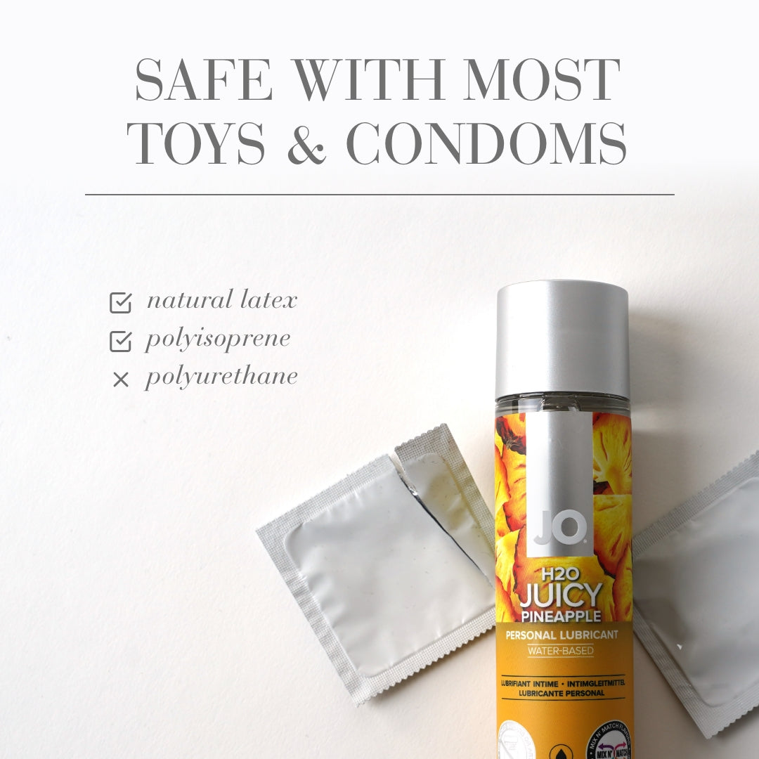JO Sweet Drops es un gel lubricante con sabor exótico y fórmula segura, clínicamente probado, que no mancha ni deja residuos pegajosos. Disponible en sexshop Guatemala con envío discreto.