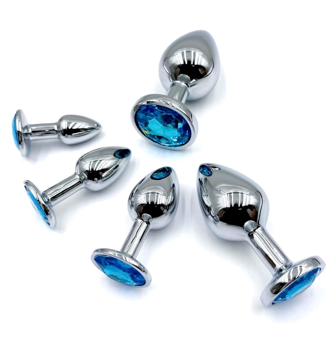 Plug Anal de Acero con Joya - Dilatador
