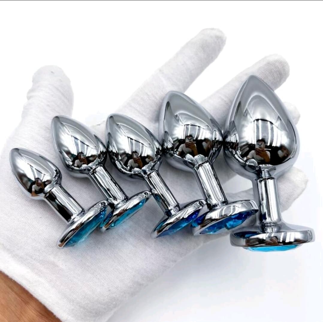 Plug Anal de Acero con Joya - Dilatador