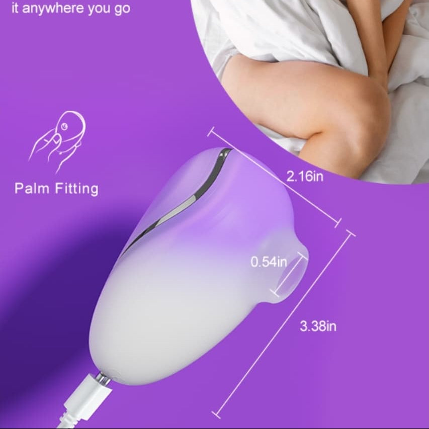 Succionador Bicolor Lila | Estimulador Clitorial