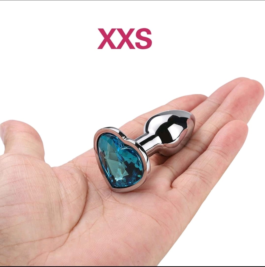Plug Anal XXS de Acero con Joya Brillante