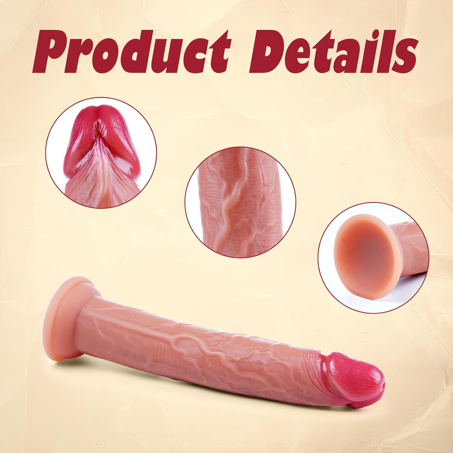 Consolador doble con silicona líquida de grado premium