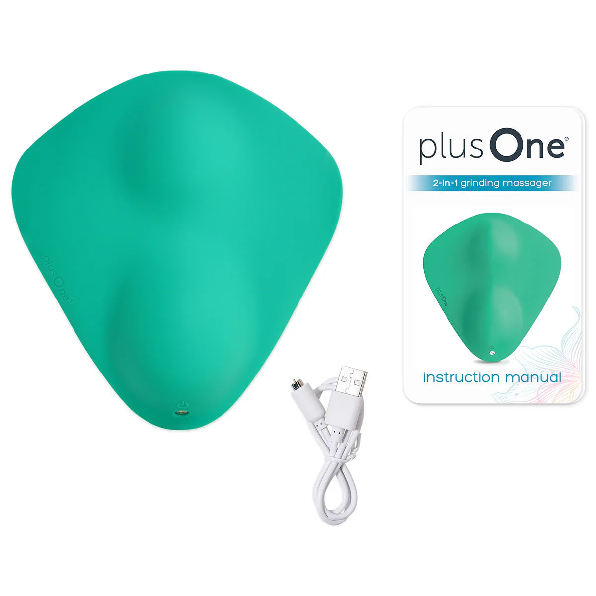 Dispositivo vibrador plusOne 2 en 1 para fricción y stroking versátil