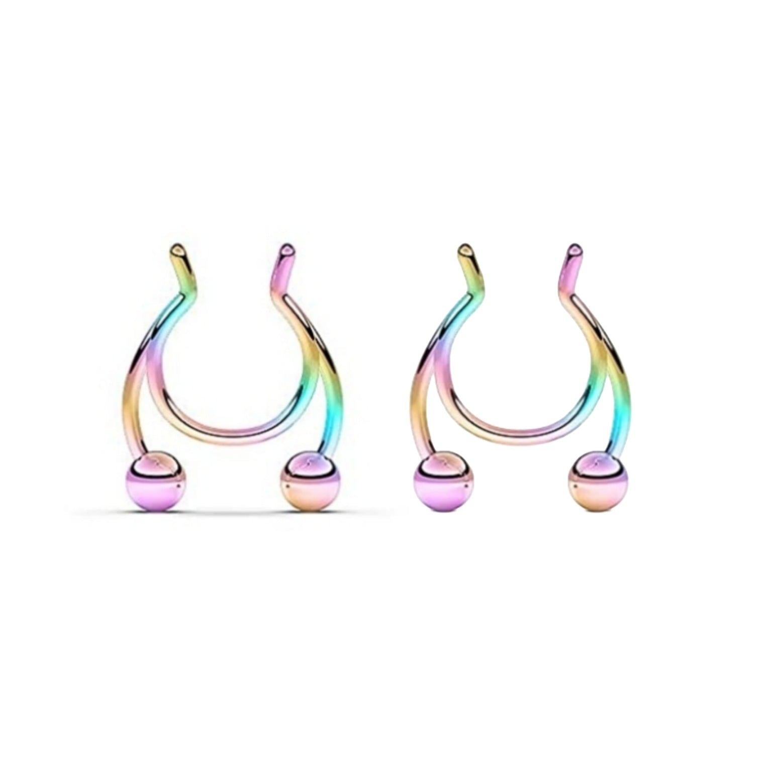 Luce sensual y dominante con pezoneras decorativas metálicas, sin perforación. Añade cadenas o úsalas solas para un toque erótico y elegante.
