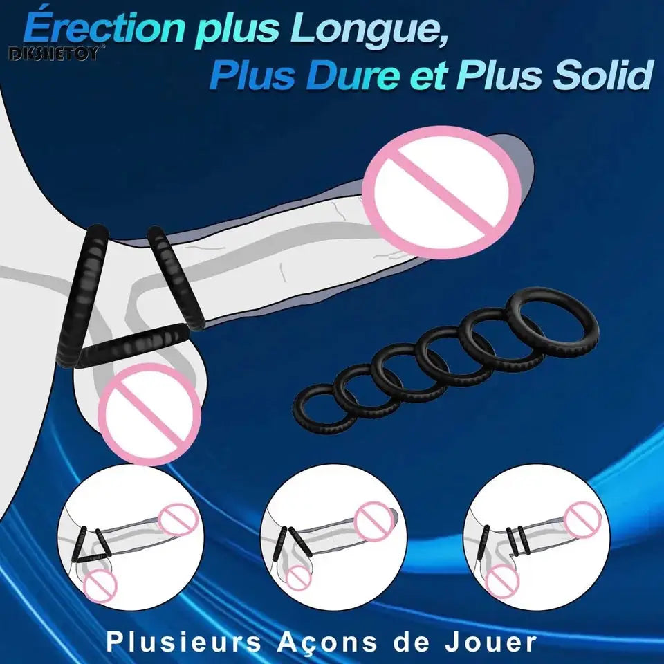 Anillo de Silicona para Erección.