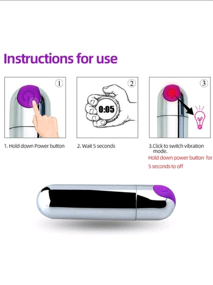 Esta balita vibradora impermeable y silenciosa es perfecta para la estimulación íntima rápida, placentera y sin interrupciones.