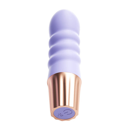 Mini Vibrador Recargable Ondulado de Silicona Premium