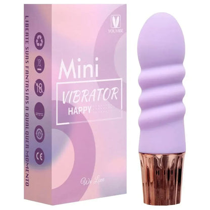 Mini Vibrador Recargable Ondulado de Silicona Premium