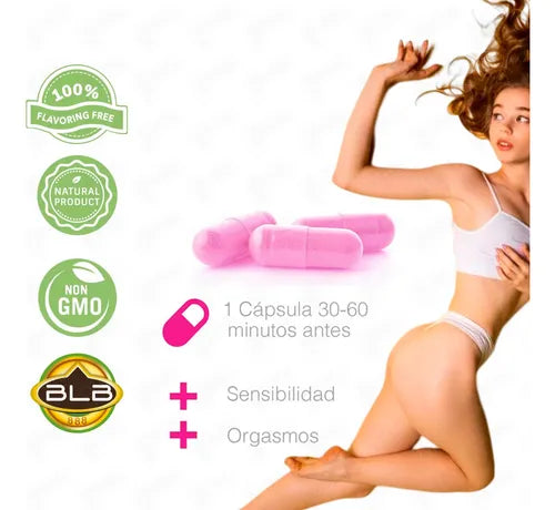 Pink Sexy Pill – Píldora Afrodisiaco Natural | 1 Cápsula.