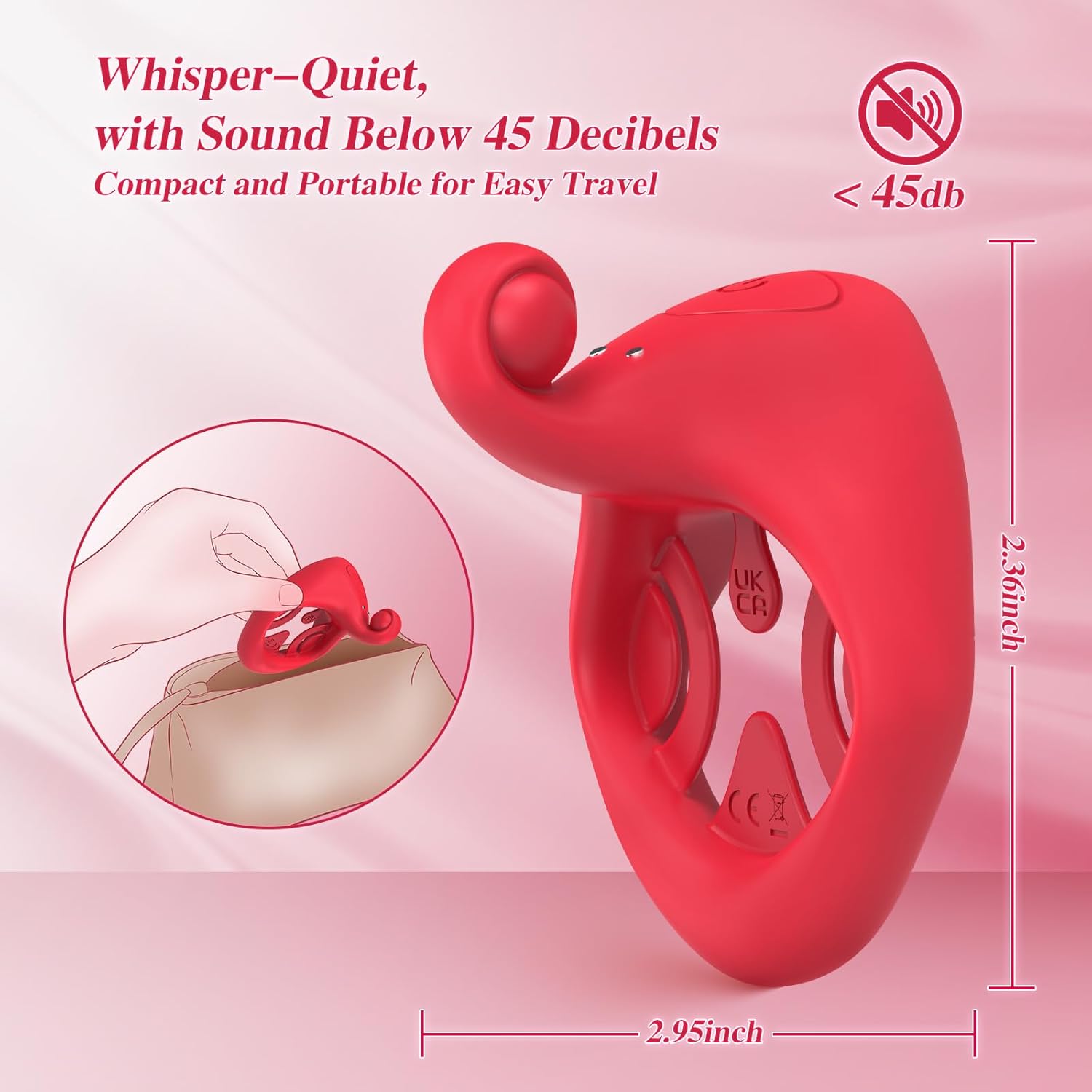 anillo vibrador discreto para regalo íntimo