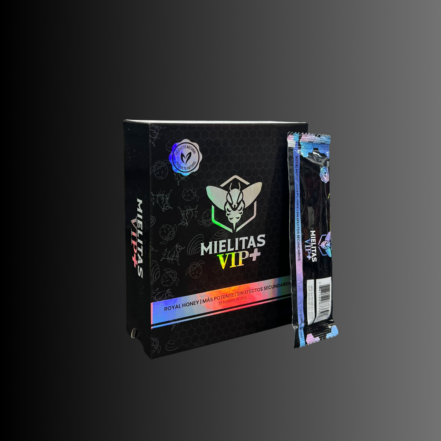 Mielitas VIP+ Honey: Potenciador Natural de Acción Rápida