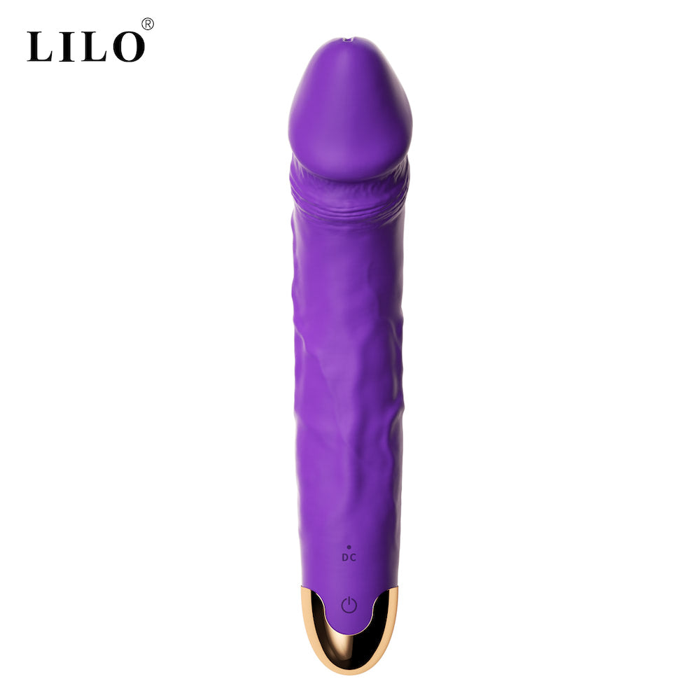 Vibrador ergonómico realista con funciones múltiples