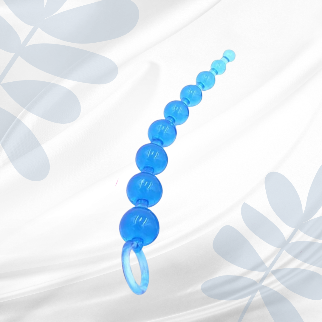 Descubre el placer con estas perlas anales de tamaño gradual.