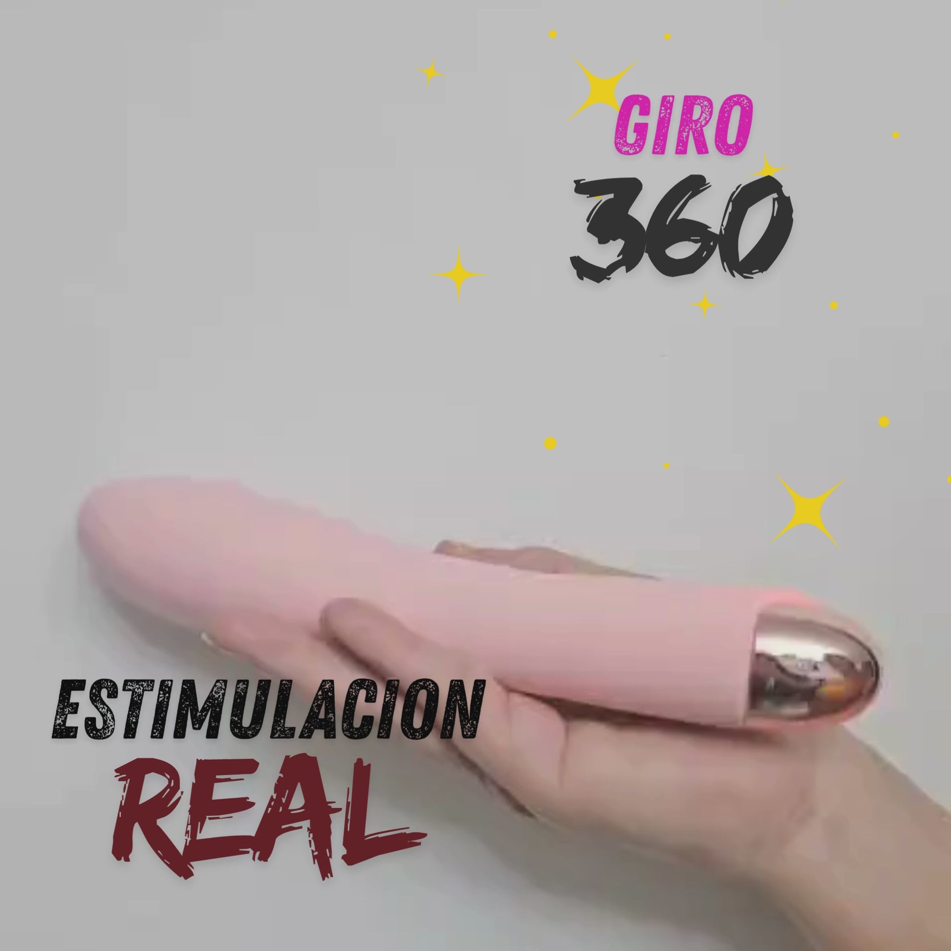 Vibrador para zona G con modos de vibración y rotación