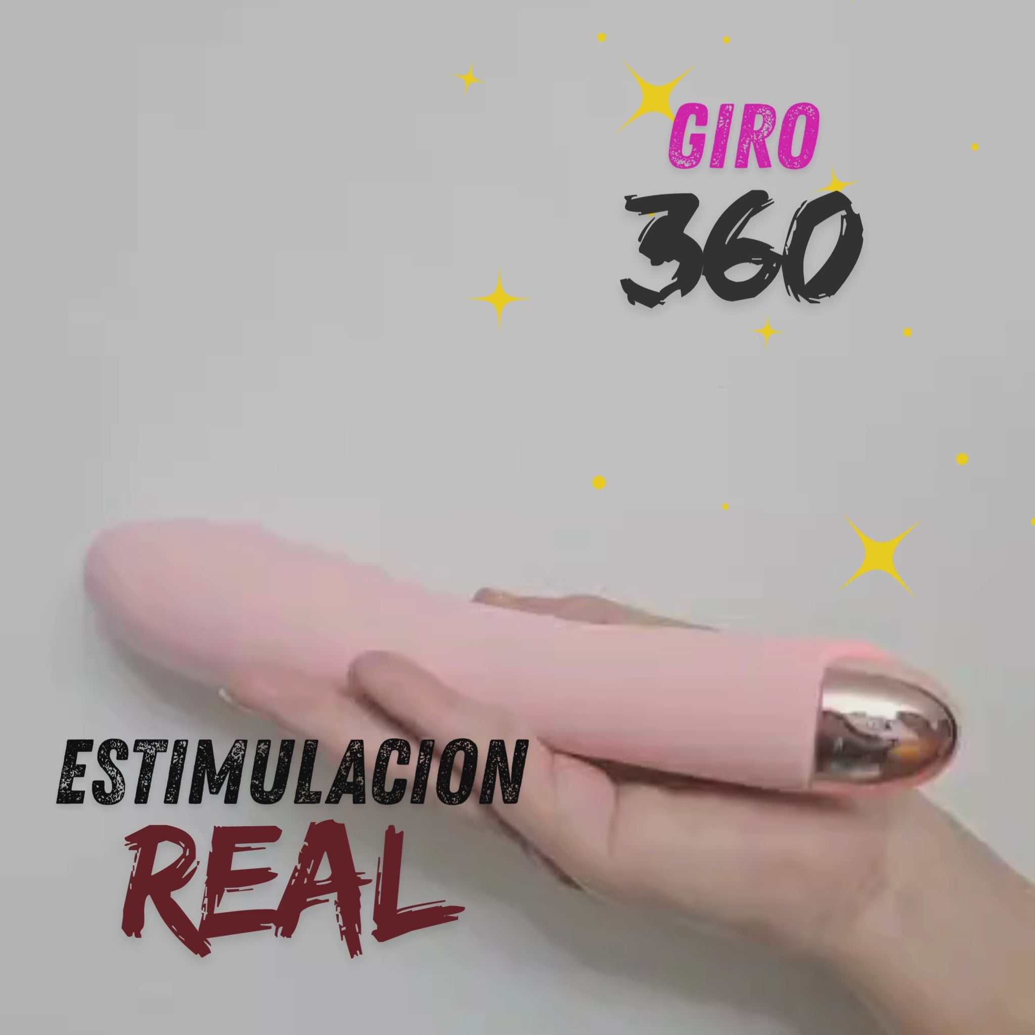 Vibrador para zona G con modos de vibración y rotación