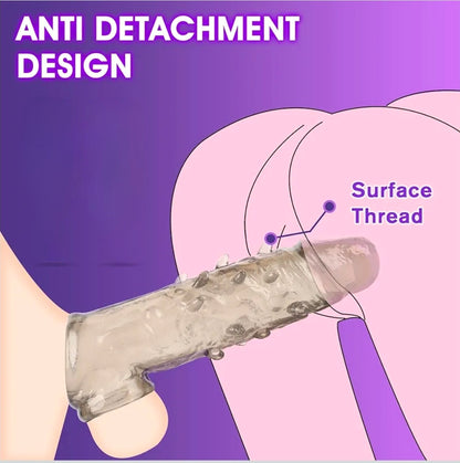 Funda Extensora de Silicona Realista | +3cm de Longitud y Mayor Grosor
