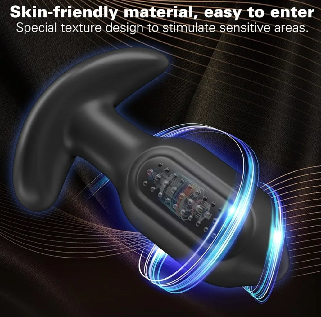 PowerPulse Plug – Entrenador Vibratorio de 10 Modos con Control Remoto