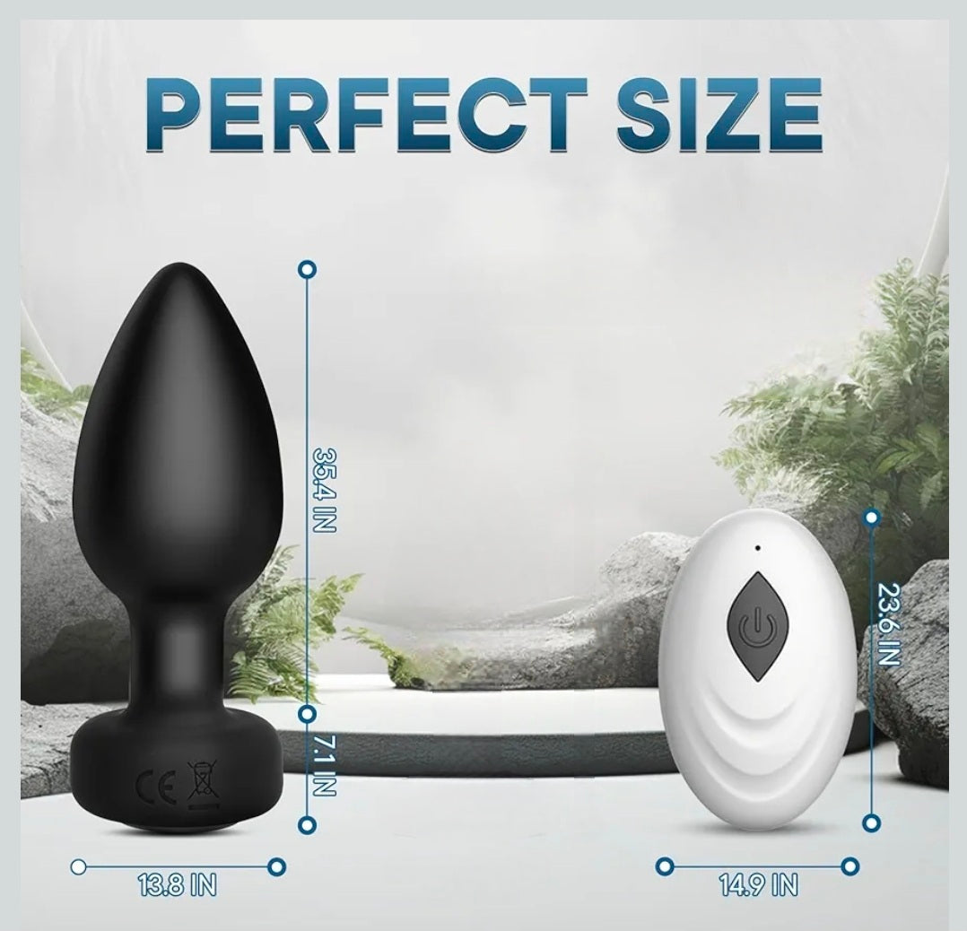 Plug Anal Vibrador Recargable
