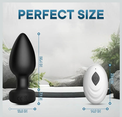 Plug Anal Vibrador Recargable