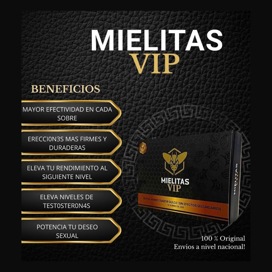 Mielita VIP Black Edition: Potenciador de Alto Rendimiento