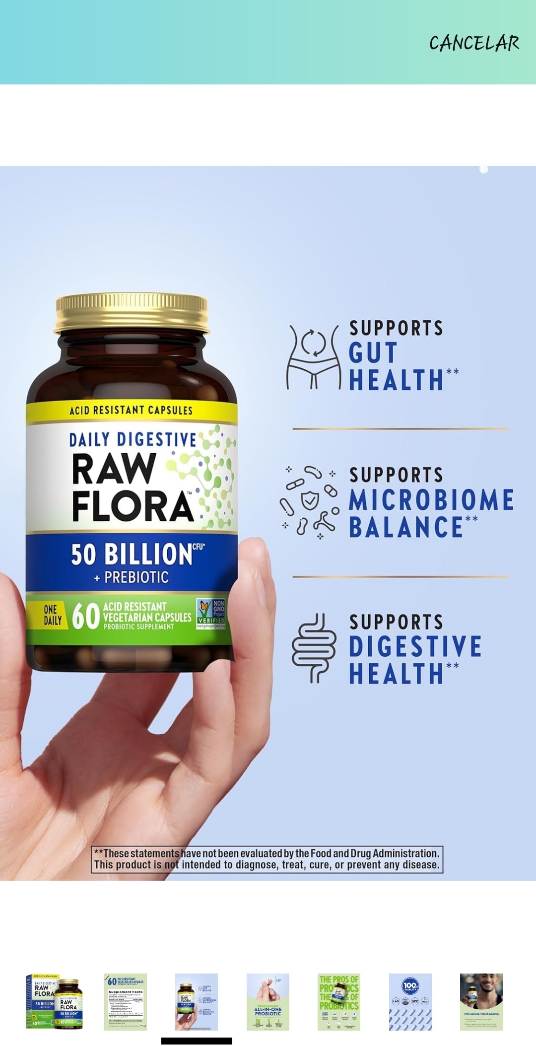 Probiotico Raw Flora