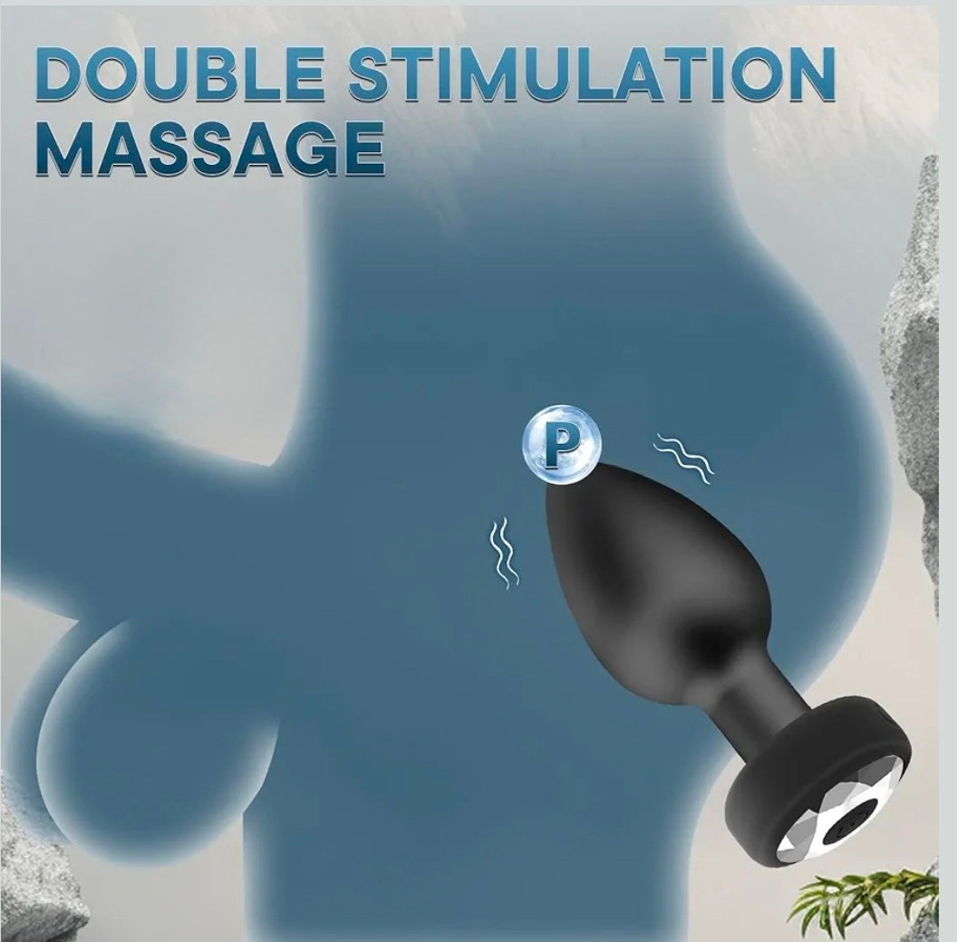 Plug Anal Vibrador Recargable