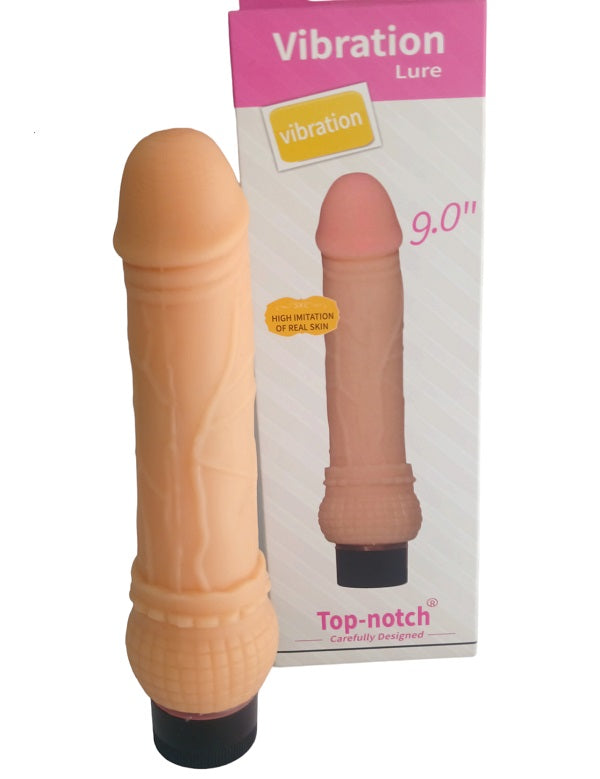 Dildo Vibrador Realista Real Feel de 22.5cm - Silicona Suave