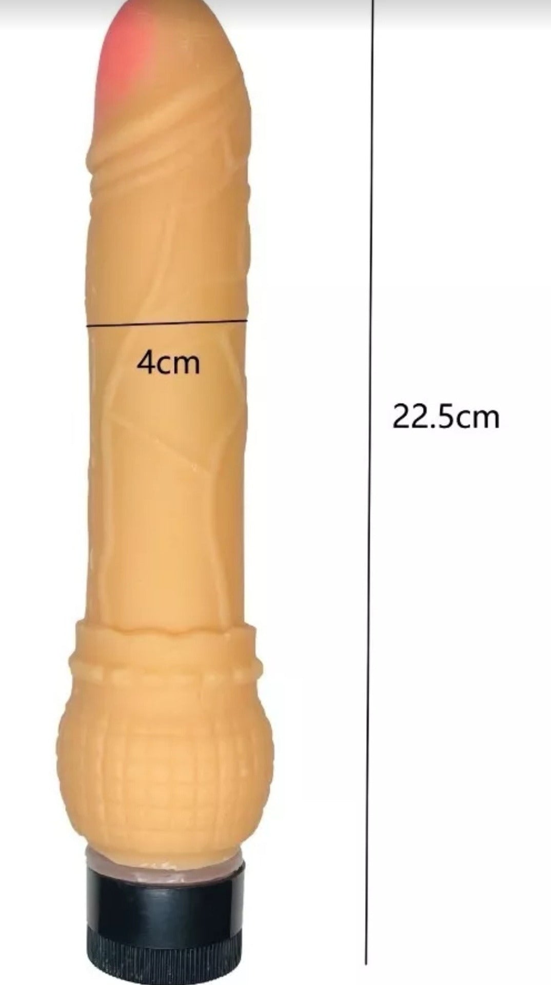 Dildo Vibrador Realista Real Feel de 22.5cm - Silicona Suave