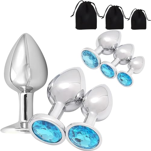 Plug Anal de Acero con Joya - Dilatador