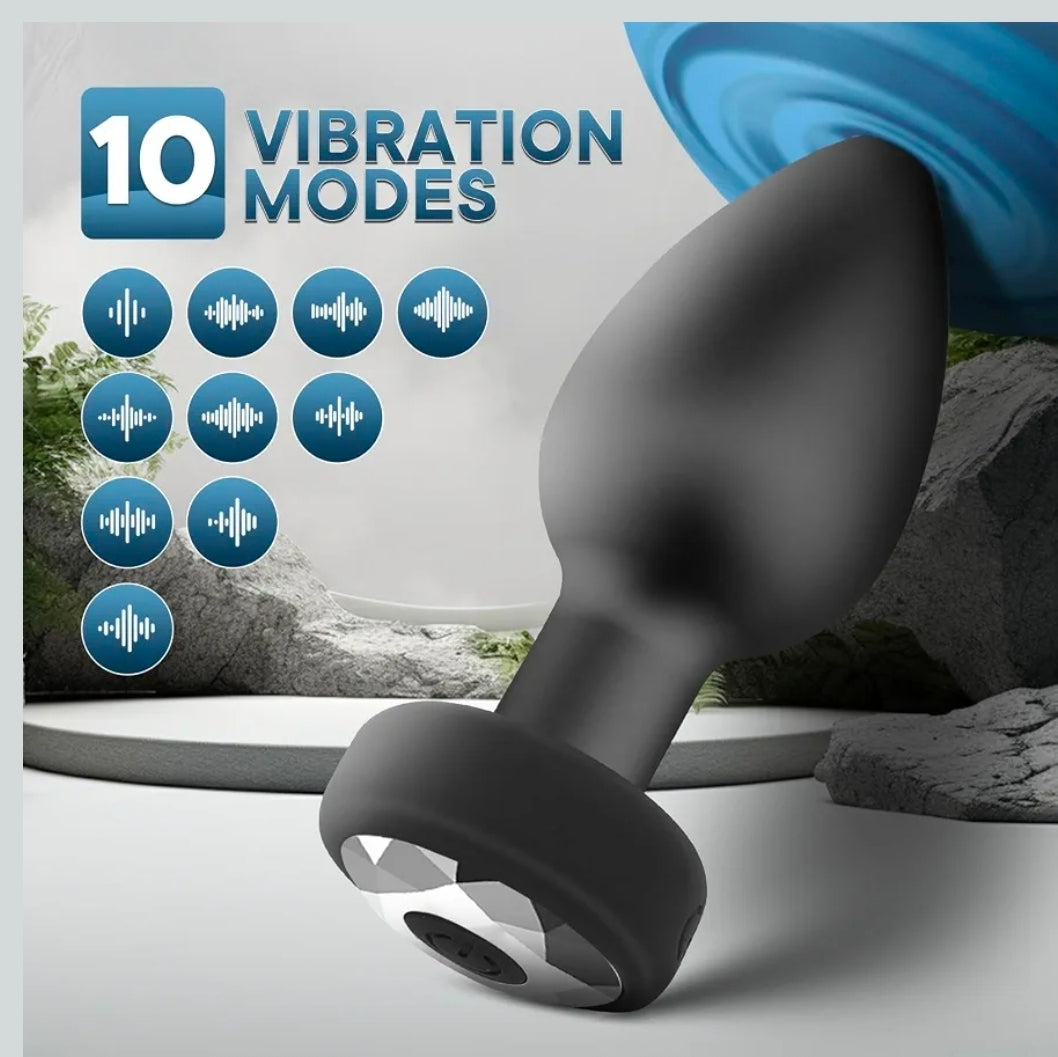 Plug Anal Vibrador Recargable