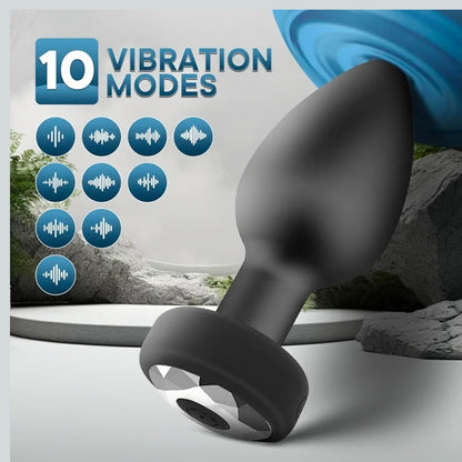 Plug Anal Vibrador Recargable